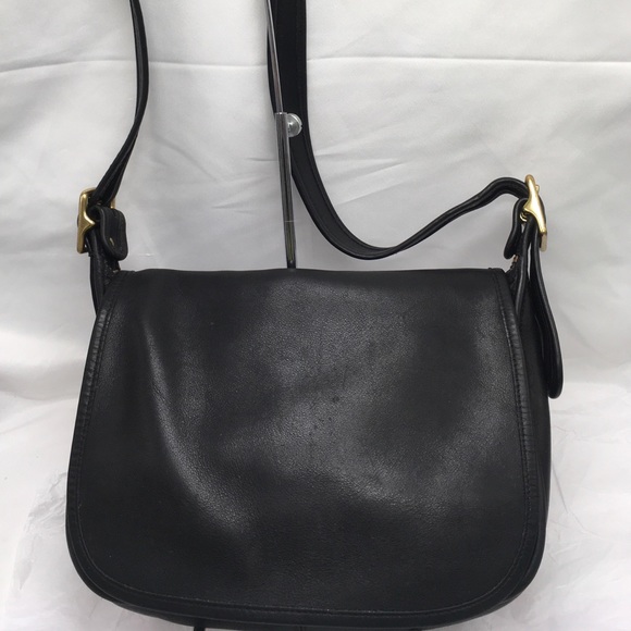 Coach Handbags - Coach Vintage Patricia Leather Flap Crossbody Shoulder Handbag